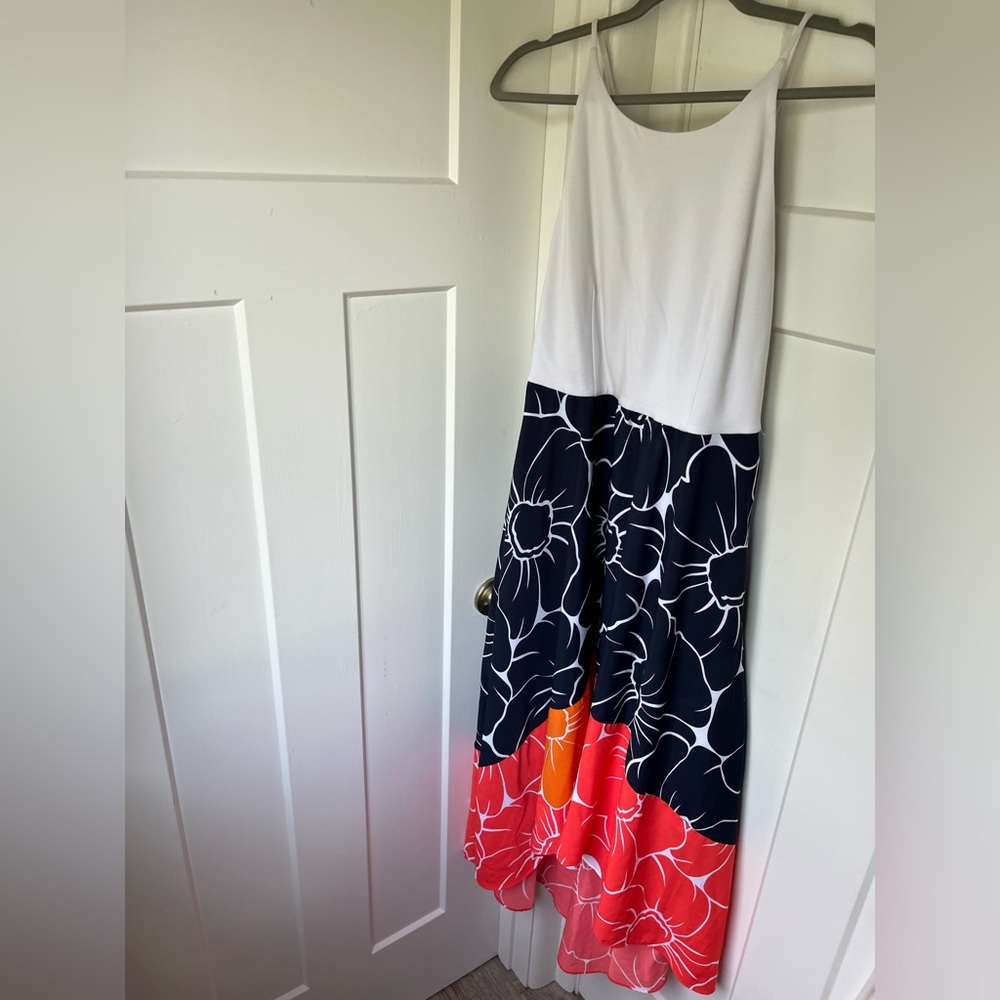 Anthropologie Hutch hi-low mixed media dress